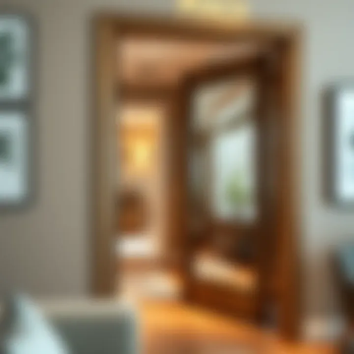 Impact of Mounted Mirrors on Space Mounted door mirror enhancing spatial perception