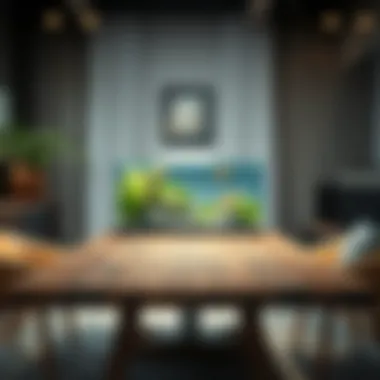 A beautifully crafted table that harmonizes with home aesthetics