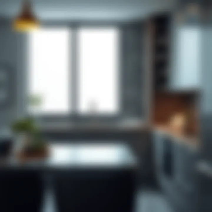 Innovative Kitchen Aesthetics Innovative kitchen design with sleek appliances and textures