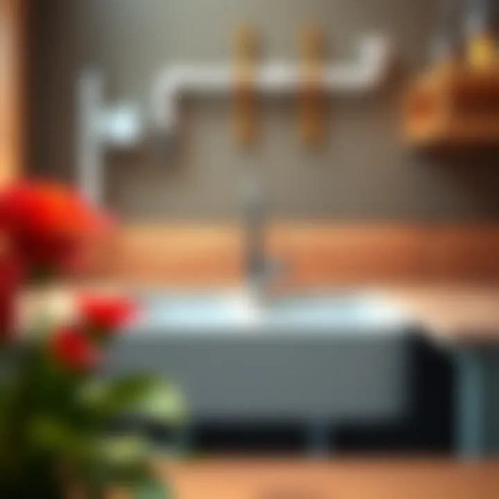 Installation of Double Bowl Bar Sink with Plumbing Details Installation process of a double bowl bar sink showing plumbing