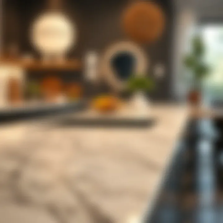 Countertop Material Selection Sleek countertop materials