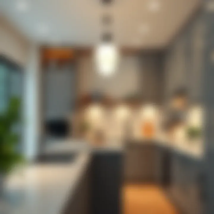 Efficient Kitchen Layout Optimized kitchen layout showcasing space