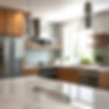 Stylish kitchen featuring 3 inch brushed nickel cabinet pulls