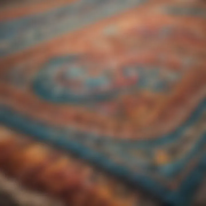 Variety of materials used in outdoor rugs