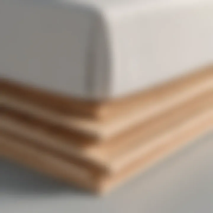 Comparison of different materials used for bed slats, emphasizing strength and flexibility