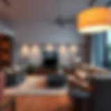 Elegant living room furniture showcasing modern design