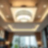 Elegant drop ceiling light panel showcasing modern design