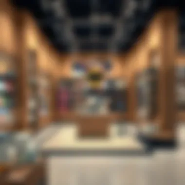 Optimized Product Visibility with Custom Displays A well-organized display highlighting product visibility