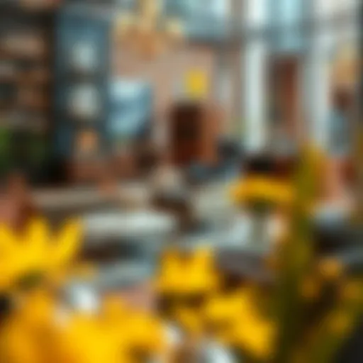 Modern Furniture Showcase in Chicago Artistic display of modern furniture in a Chicago muebleria