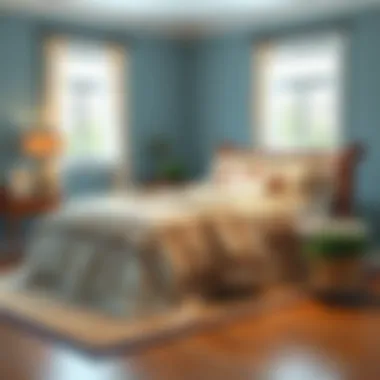 Maintenance tips for ruffle bed sets displayed in a visually appealing way