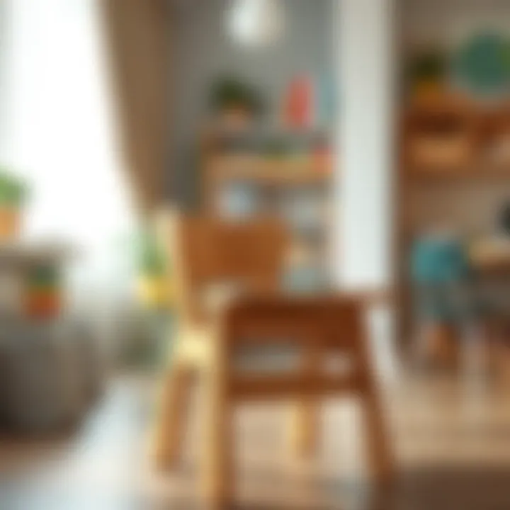 Ergonomic Chair for Young Learners Child-friendly ergonomic chair for preschoolers