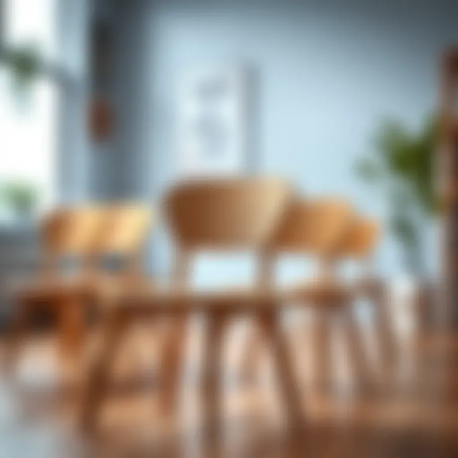 Elegant wooden preschool chair design