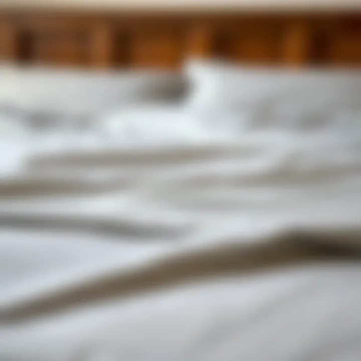 Close-up of Intricate Striped Pattern Close-up of the intricate striped pattern on a luxurious bedspread