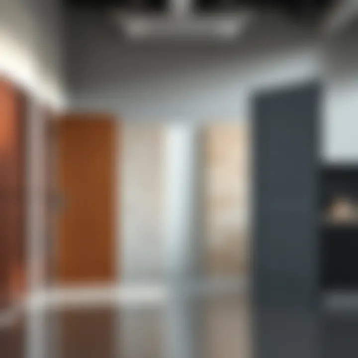 Diverse Material Selection for Door Slabs Material options for 48 x 96 door slabs