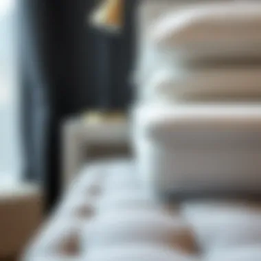 Close-up of high-quality materials used in futon mattresses