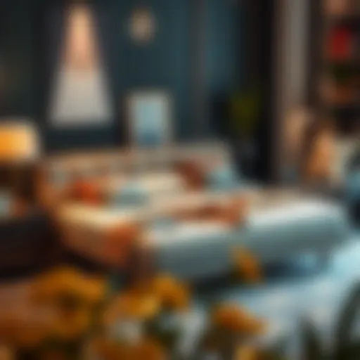 Luxurious Futon Mattress Luxurious futon mattress displaying comfort and style