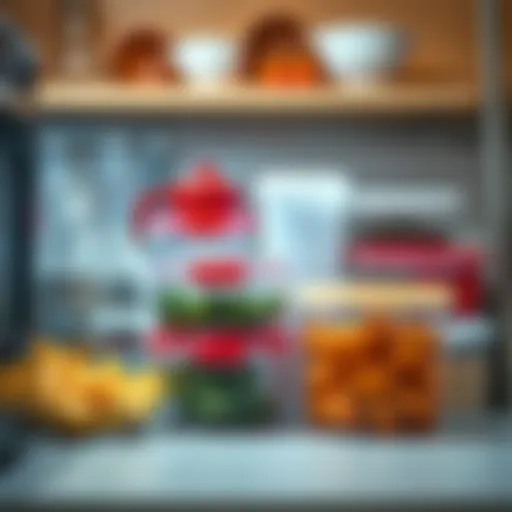 Variety of microwave-safe containers in a kitchen setting