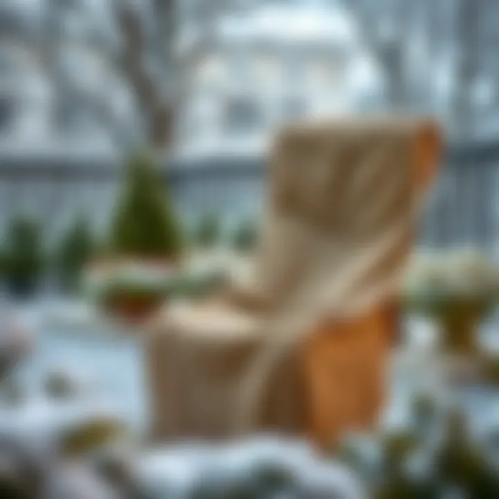 Durable outdoor chair covers designed for winter protection