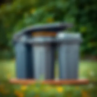 Eco-friendly trash can storage options