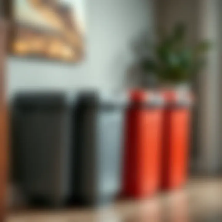 Innovative designs for trash can storage