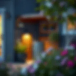 Stylish outdoor trash can storage solution