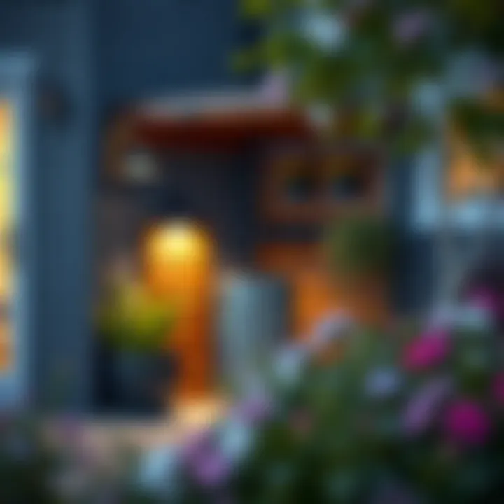 Stylish outdoor trash can storage solution