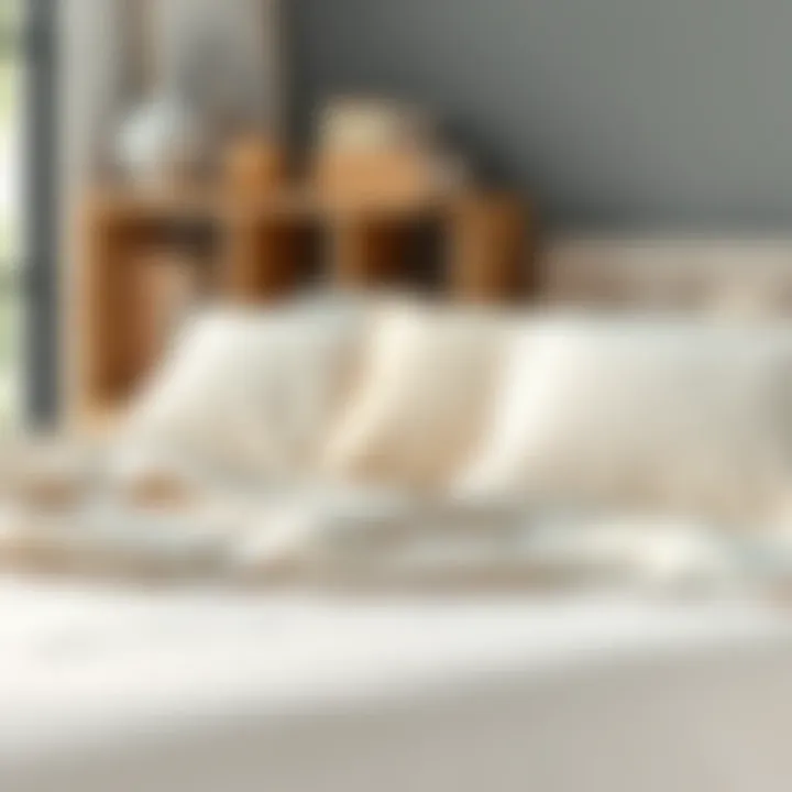 Different materials used in twin fitted sheets displayed