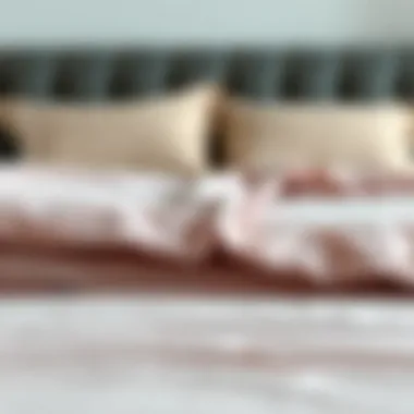 High-quality twin fitted sheets showcasing texture and color